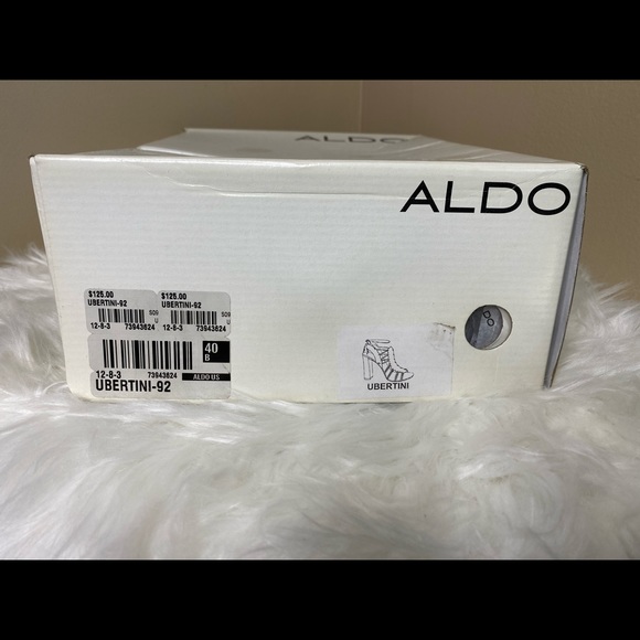 ALDO Croc Lace up Gladiator Heel Sandal - Picture 8 of 9